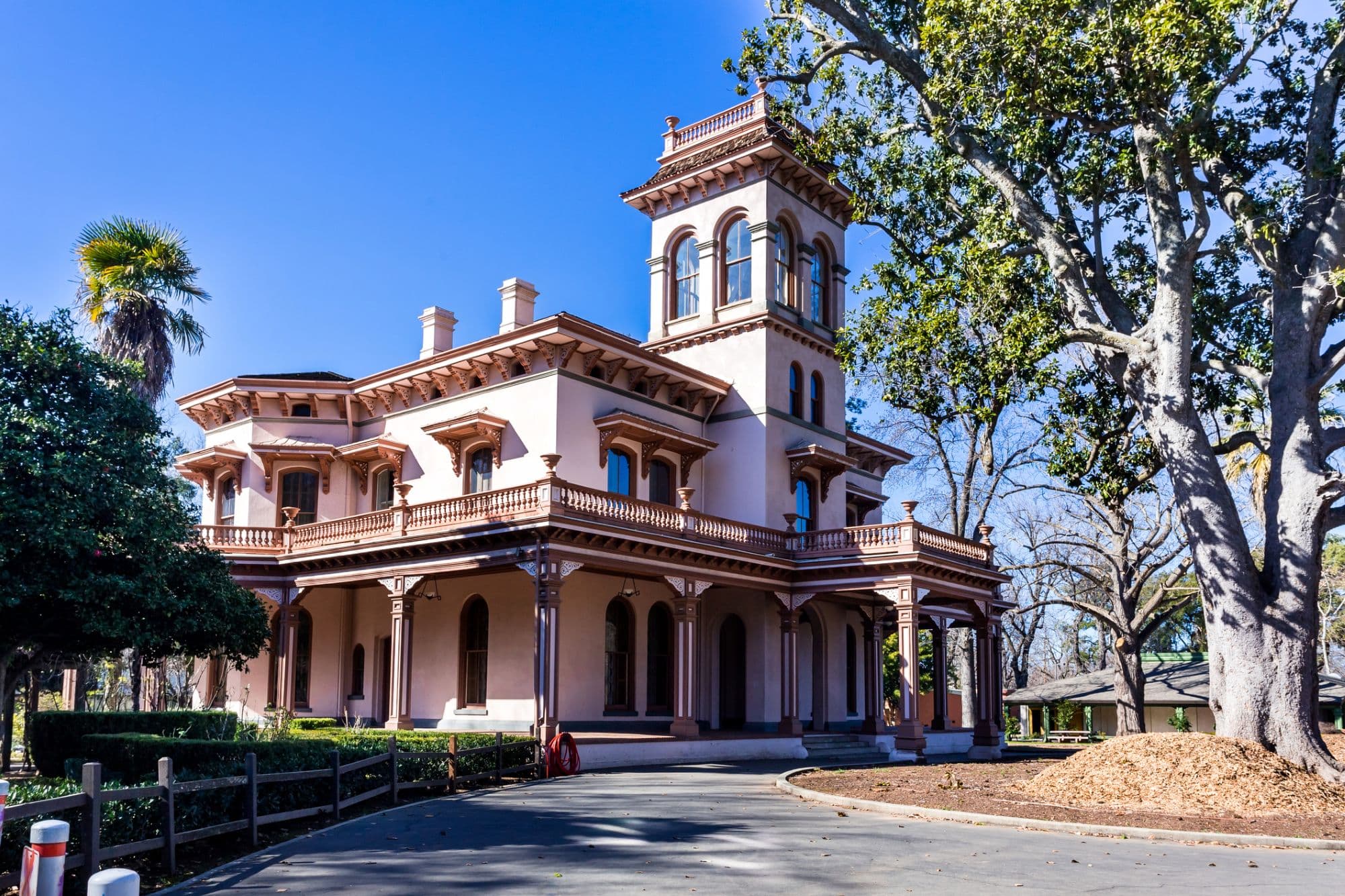 Chico, California, USA. Bidwell Mansion State Historic Park, Victorian House Museum.